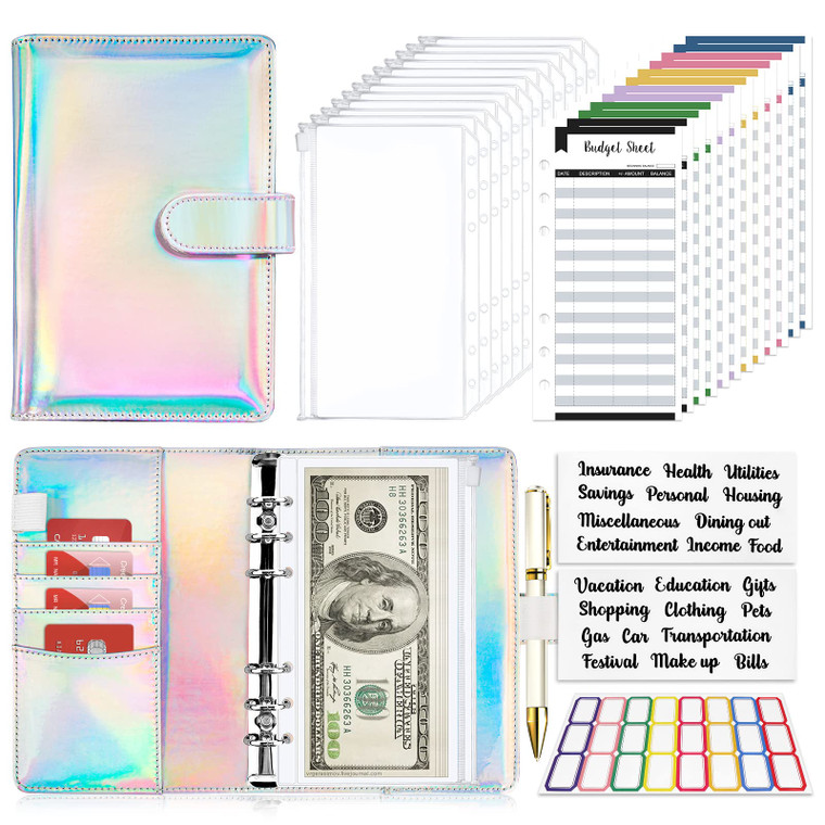 Ultimate Budget Binder Kit: 28-Piece Set with Zipper Envelopes, Cash Organizers, and Budgeting Tools