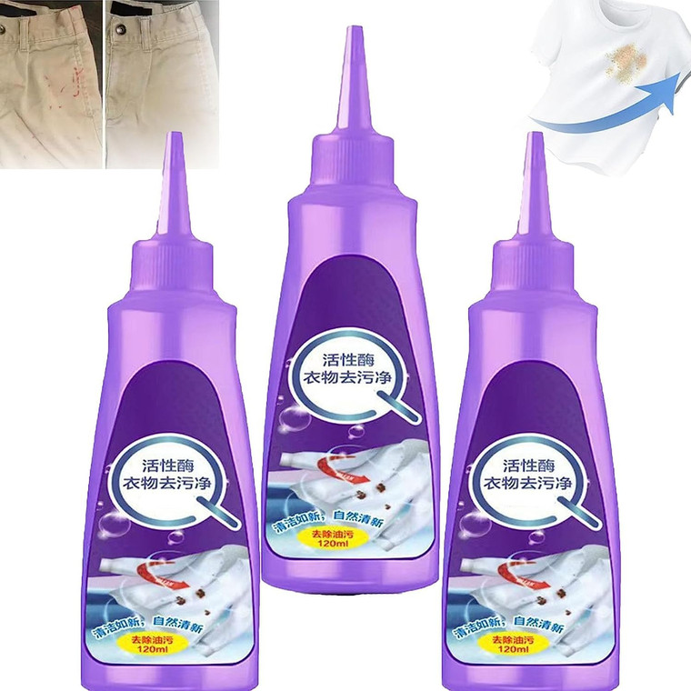 Ultimate Stain Fighter: Enzymatic White Shirt Guardian and Garment Cleaner - 3 Piece Set