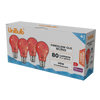 UniBulb B22 GLS 40W 1000K Fireglow Red Light Bulb - Pack of 4 lightbulb side