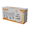 UniBulb LED Golf Ball E14 470lm 4.2W 3000K (Warm White) Light Bulb - Pack of 4 side