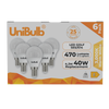 UniBulb LED Golf Ball E14 470lm 4.2W 2700K (Warm White) Light Bulb - Pack of 6 front