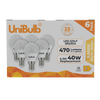 UniBulb LED Golf Ball E14 470lm 4.2W 3000K (Warm White) Light Bulb - Pack of 6 front