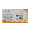 Energizer LED GLS B22 806lm 7.3W 3000K (Warm White) Light bulb - Pack of 4