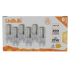 UniBulb LED G9 200lm 1.8W 2700K (Warm White) Capsule Light Bulb - Pack of 6