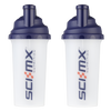 2x Sci-Mx 700ml Protein Suppliment Shaker Bottle side