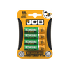 JCB AA 1200mAh Rechargeable Batteries - Pack of 4