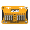 JCB AA Super Alkaline Batteries - Pack of 4+4