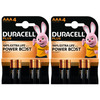 2x Duracell AAA Plus Batteries With Power Boost Actives - Pack of 4 2x Duracell AAA Plus Batteries With Power Boost Actives - Pack of 4