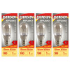 Eveready Pygmy E14 100lm 15W 2800K (Warm White) - Pack of 4 freezer bulb