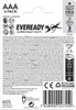 Eveready Super Heavy Duty AAA Zinc Batteries, Pack of 4