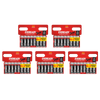 5x Eveready Super Heavy Duty AA Zinc Batteries, Pack of 8 (6+2)