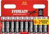 20x AA & 10x AAA Eveready Super Heavy Duty Zinc Batteries (30x Batteries)