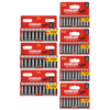 30x AA & 40x AAA Eveready Super Heavy Duty Zinc Batteries (70x Batteries)