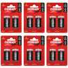 6x Eveready Super Heavy Duty C Zinc Batteries, Pack of 2 (12x Batteries in total)