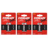 3x Eveready Super Heavy Duty 9V Zinc Battery, Pack of 1 (3x Batteries in total)