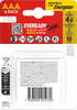 4x Eveready Gold AAA Alkaline Batteries, Pack of 4