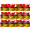 6x Eveready Gold AA Alkaline Batteries, Pack of 12 72x batteries