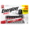 Energizer AAA Max Alkaline Batteries - Pack of 10
