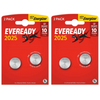 Eveready CR2025 Lithium Coin Batteries - Pack of 4