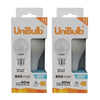 UniBulb LED GLS B22 806lm 7.3W 6500K (Daylight) Light Bulb - Pack of 2 front