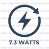 UniBulb LED GLS B22 806lm 7.3W 6500K (Daylight) Light Bulb - Pack of 3 bulb