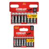 8x Eveready Super Heavy Duty AA & 8x AAA Zinc Batteries - 16x Batteries in total)