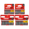 16x Eveready Super Heavy Duty AA & 16x AAA Zinc Batteries - (32x Batteries in total)