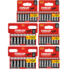 16x Eveready Super Heavy Duty AA & 32x AAA Zinc Batteries - (48x Batteries in total)