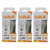 UniBulb LED GLS E27 470lm 4.2W 2700K (Warm White) Light Bulb - Pack of 3 front
