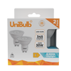 UniBulb LED GU10 345lm 3.6W 6500K (Daylight) Light Bulb - Pack of 2 bulb front