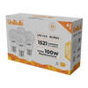 UniBulb LED GLS B22 1521lm 12.6W 3000K (Warm white) Light Bulb - Pack of 4