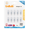 UniBulb Halogen G4 Capsule 200lm 20W 2800K (Warm White) - Pack of 10