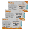 UniBulb LED GLS B22 806lm 7.3W 6500K (Daylight) Light Bulb - Pack of 4 front