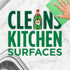 Easily wipe clean kitchen surfaces