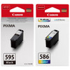 Canon PG595 Black & CL586 Ink Cartridge