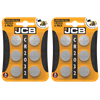 JCB CR2032 Lithium Batteries - Pack of 12