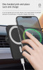Black Wireless Magnetic Mobile Phone Car Charger & Vent Mount