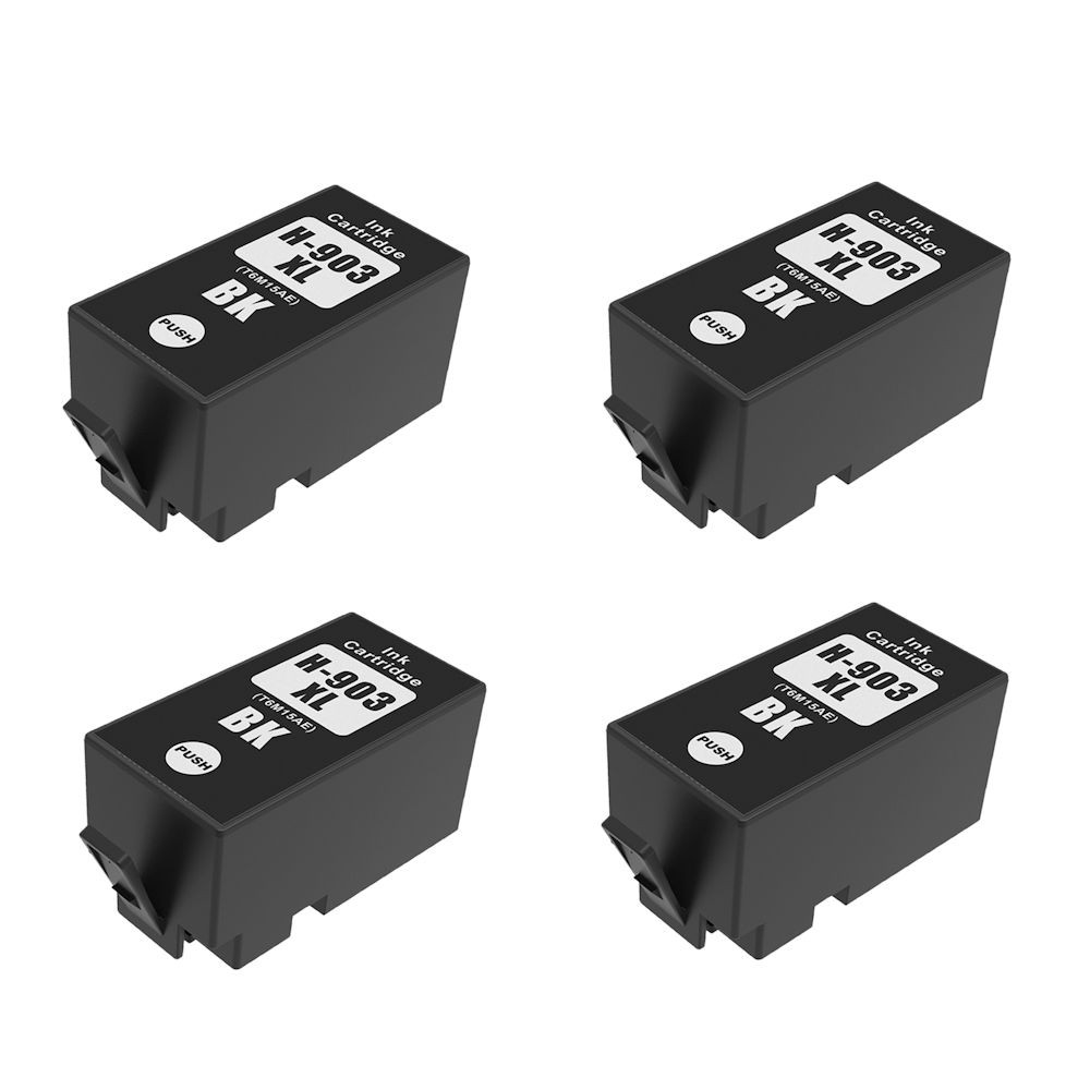 4x HP 903XL Black Compatible Ink Cartridges. Only £19.95 inc VAT