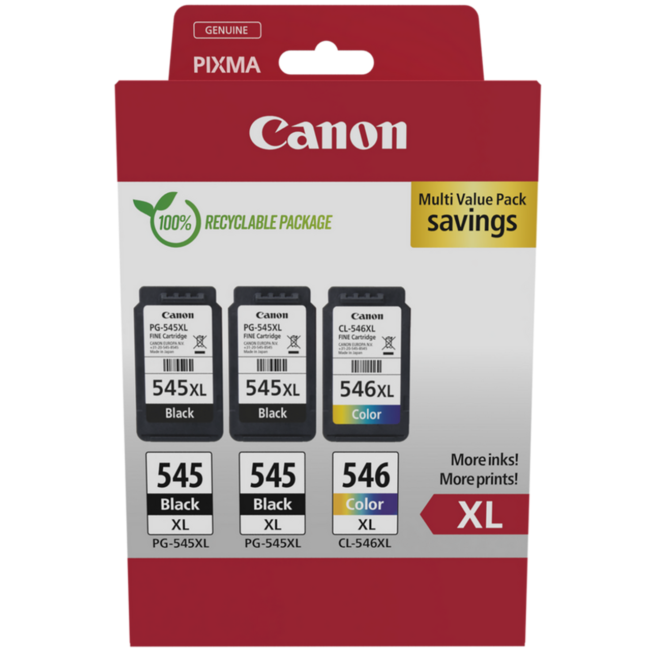 Refilled Ink For Canon PG 545XL Black Ink Cartridge PG 545 XL For Pixma  TS3355