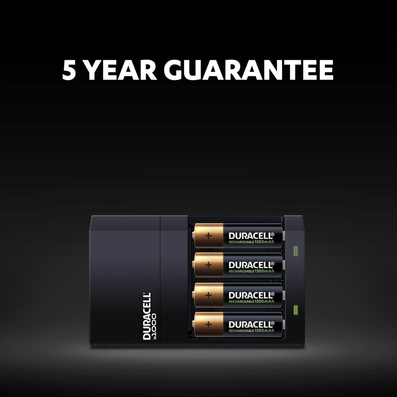 Duracell 4 Hour Hi Speed Battery Charger inc  2x AA 1300mAh & 2x AAA 750mAh Batteries