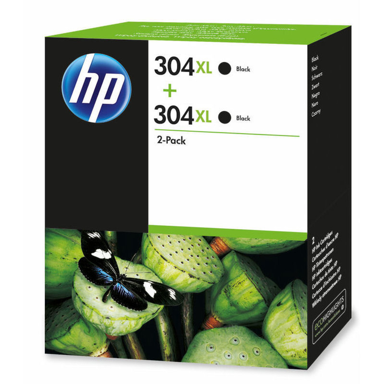 HP 304 TWIN PACK 3JB05AE BLACK & COLOUR INK CARTRIDGE ORIGINAL BOXED 2024  STOCK 