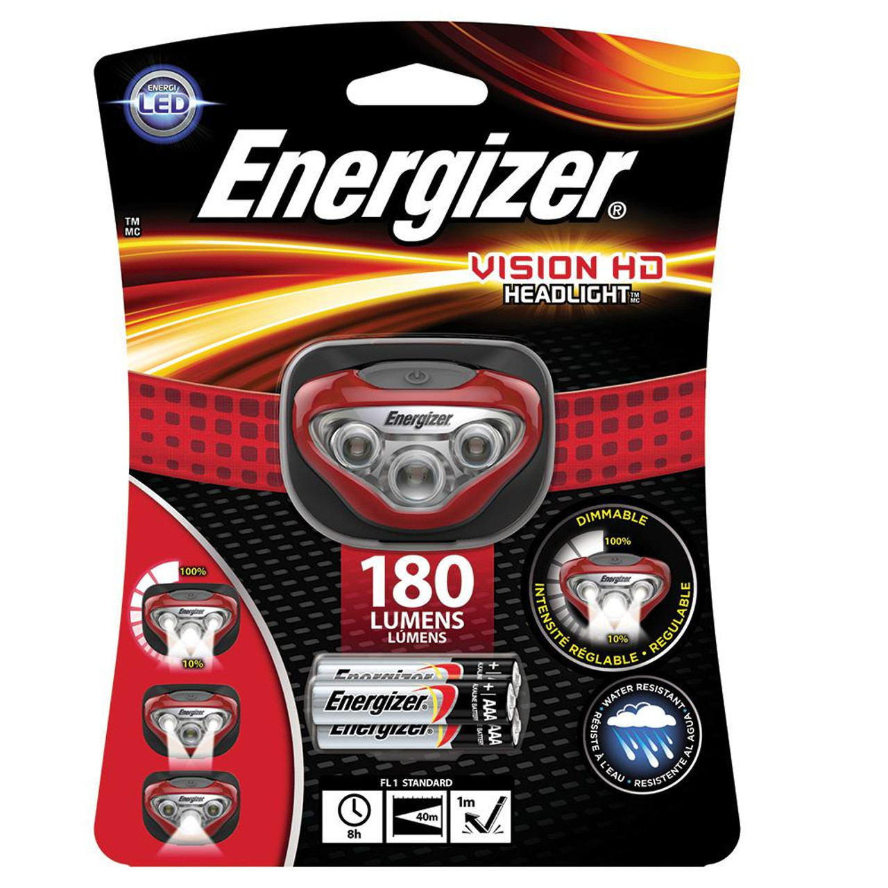 Energizer 180 Lumen Vision HD Headlight E300280500