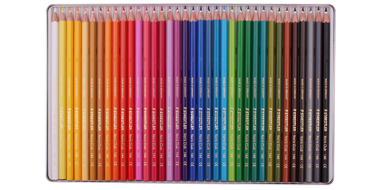 Staedtler Noris Club 145 SPM36 Colouring Pencils in Sport Design Tin Pack of 36 inside  tin