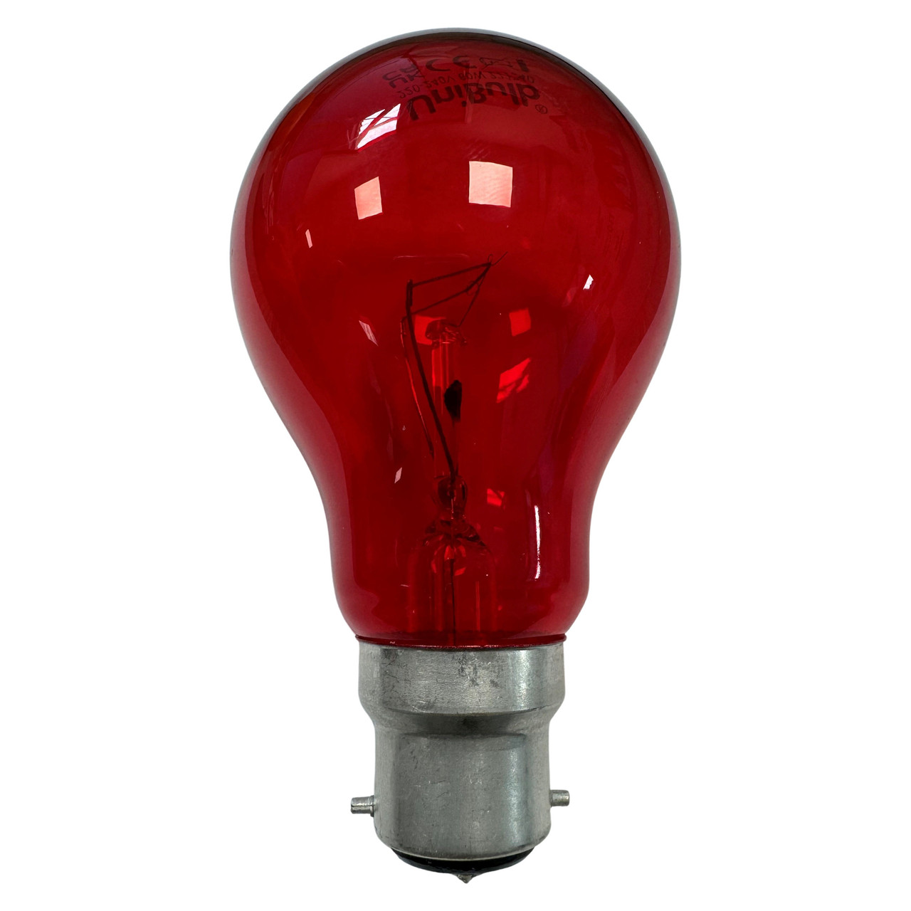 UniBulb B22 GLS 60W 1000k Fireglow Red Light Bulb  - Pack of 3