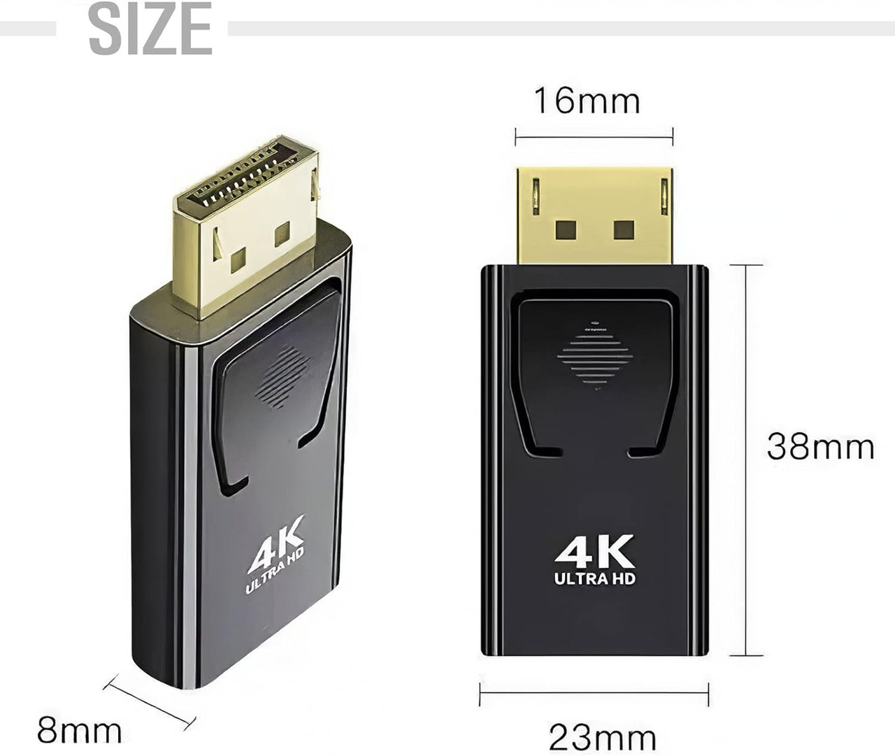 DisplayPort to HDMI Adapter, True 4K DisplayPort to HDMI Female Converter