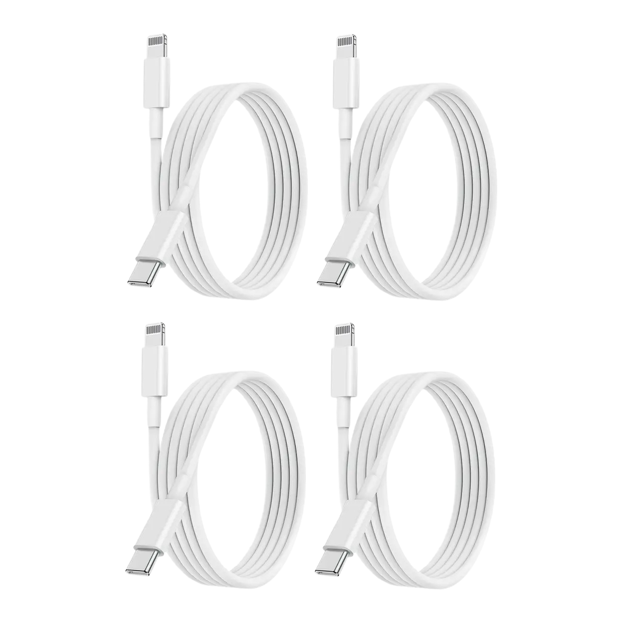 2x 1m USB-C to lightning cable for Apple iPhone 14 13 12 11 10 X 11 12 13 14 Pro