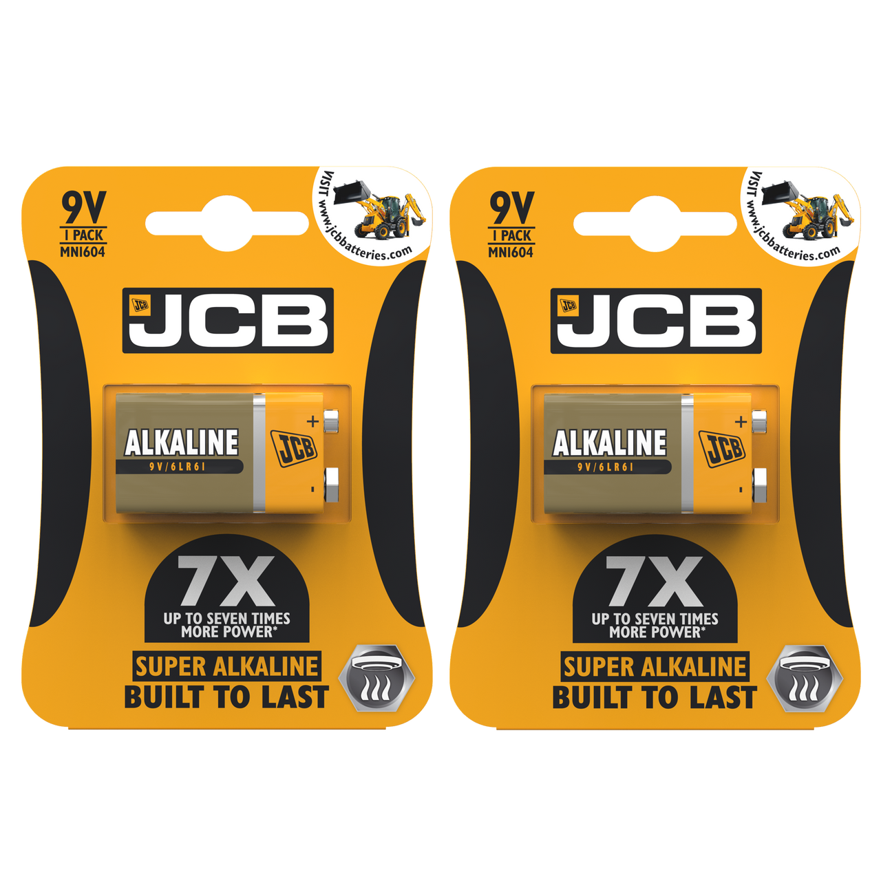 2x JCB 9V Super Alkaline Battery - Pack of 1