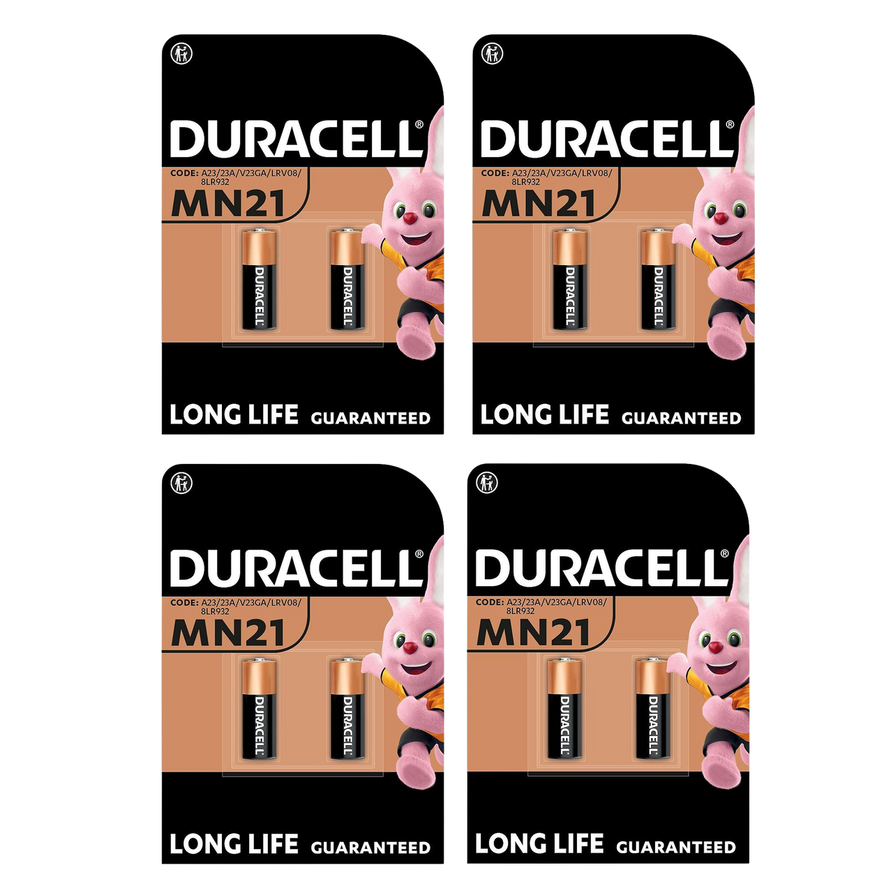 Duracell Alkaline MN21 A23 Batteries, 2 Pack