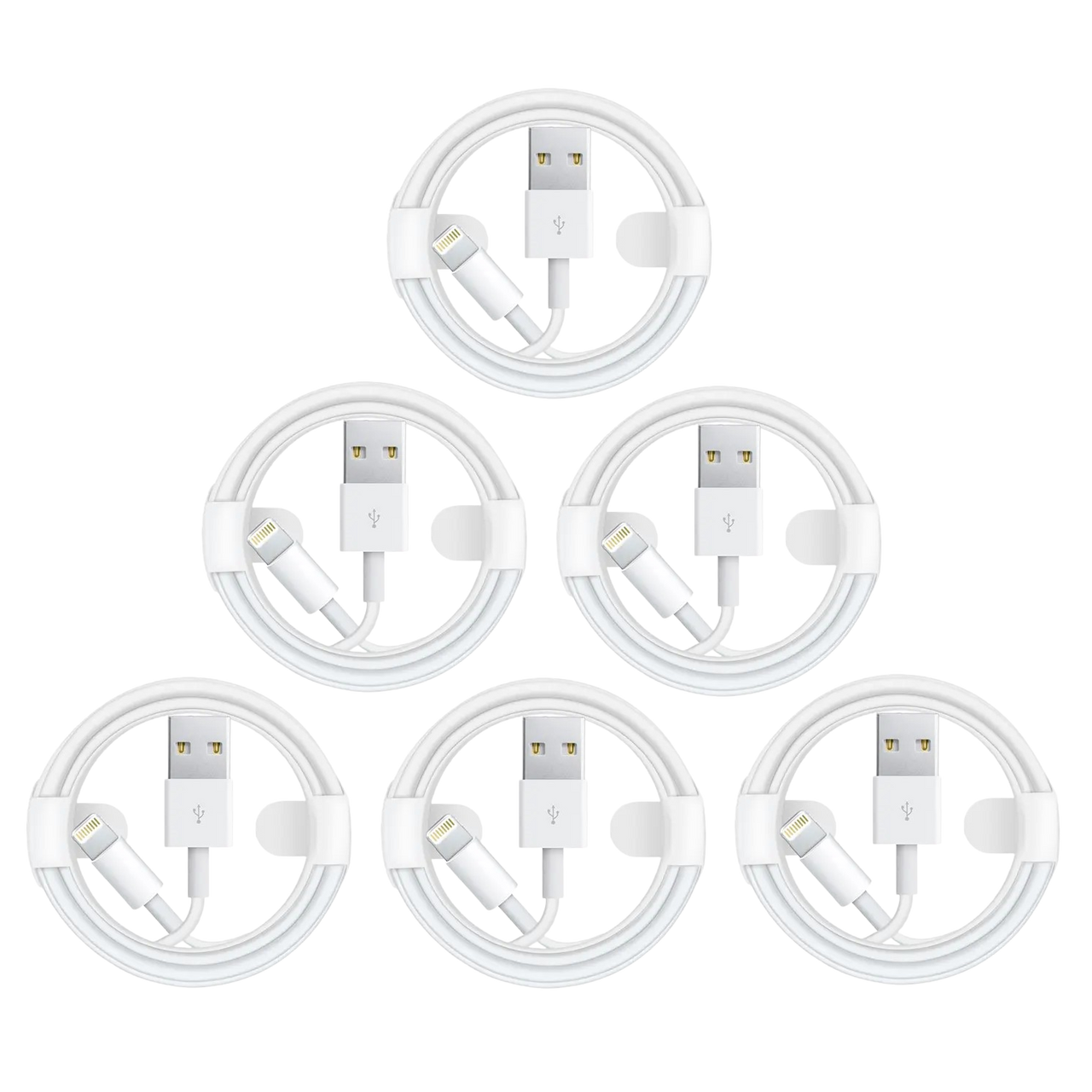 6x 1m USB-C to lightning cable iphone 14 13 12 11 10 X Pro