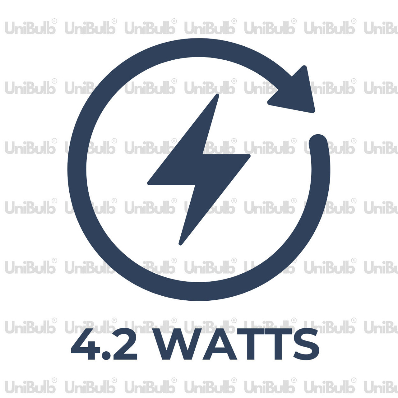 UniBulb LED Filament Candle E14 470lm 4W 2700K (Warm White) Light Bulb - Pack of 2